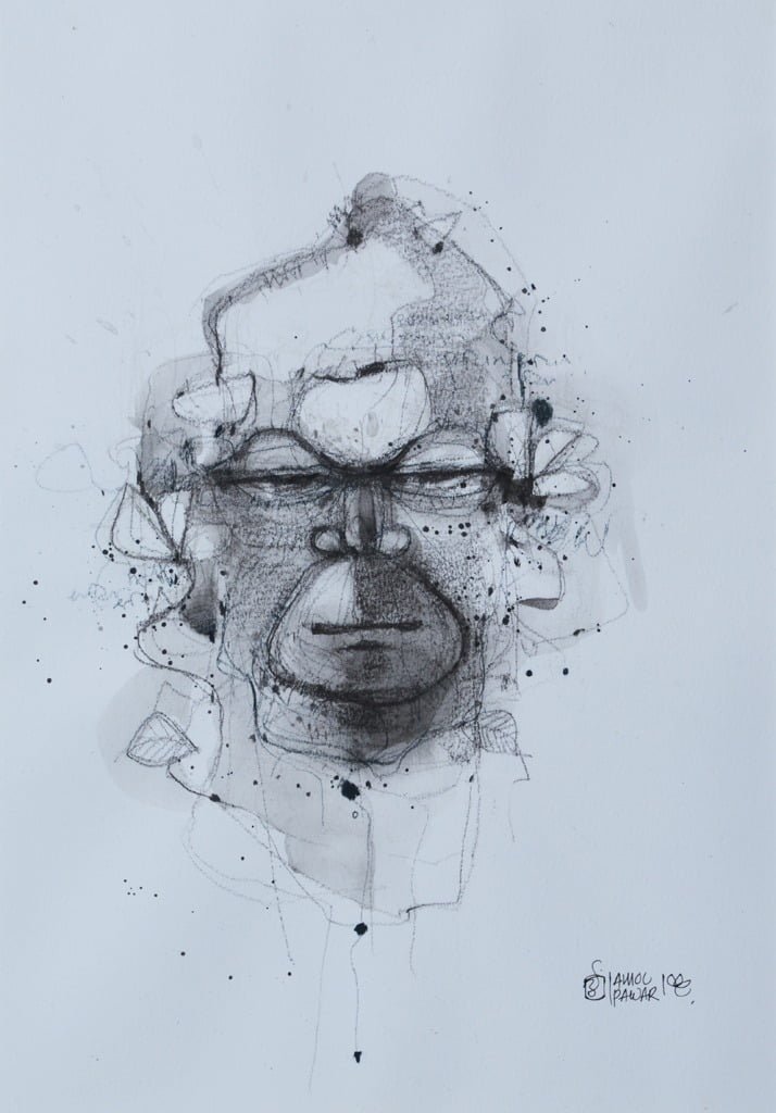 charcoal work