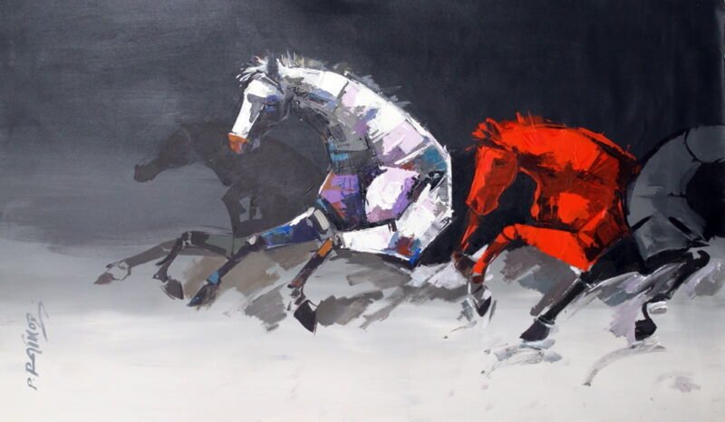 Prabhu Rathod - Running horses