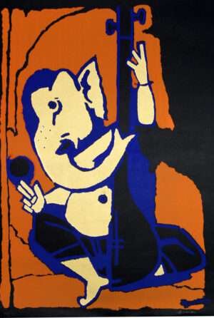 M.F Husain Ganesha