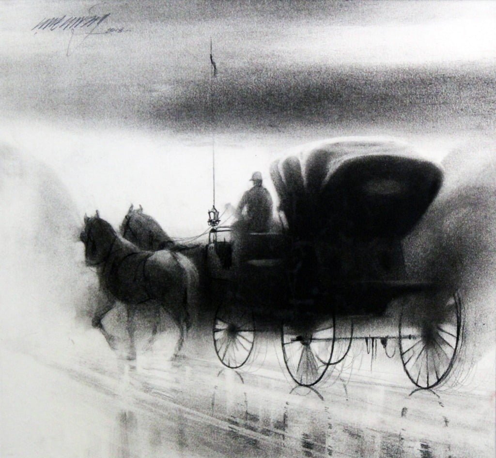 Ganesh Hire - Charcoal art series i