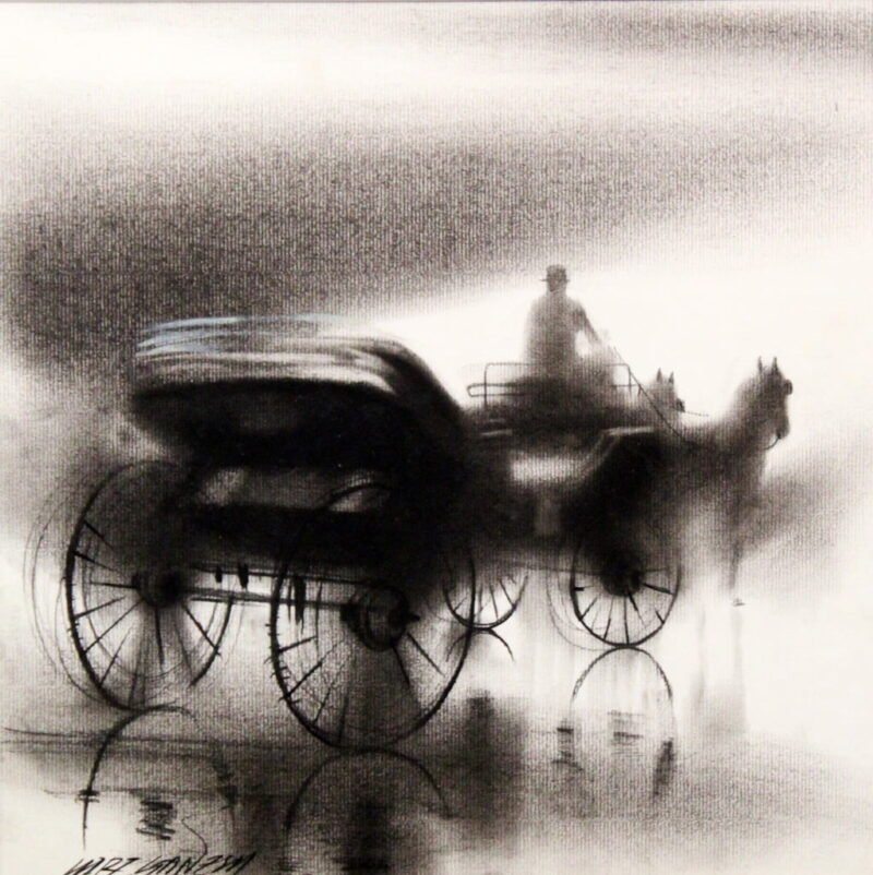 Ganesh Hire - Charcoal art iv