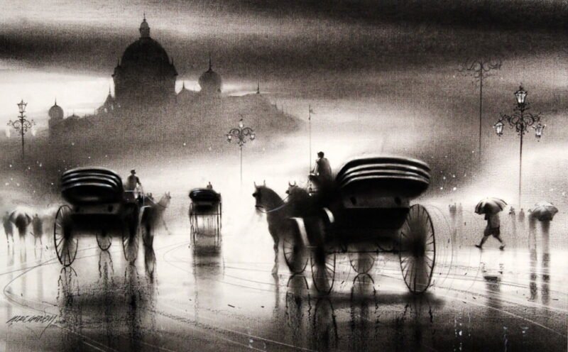 Ganesh Hire - Charcoal art vi