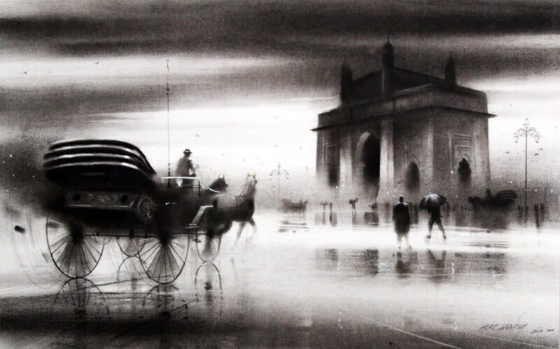 Ganesh Hire - Charcoal art vii