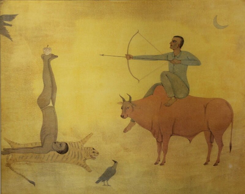 Ganesh Das - Wash painting