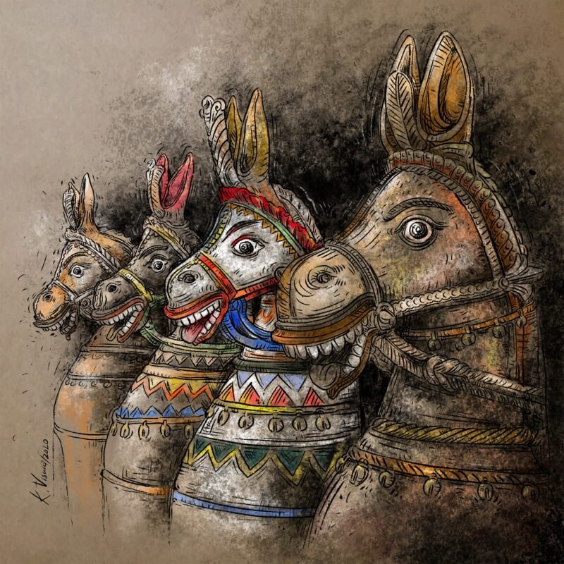 Votive horses - 2
