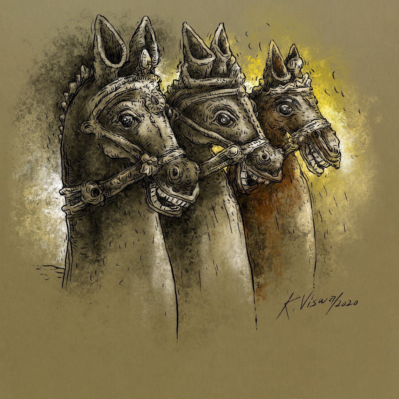 Votive Horses - 4