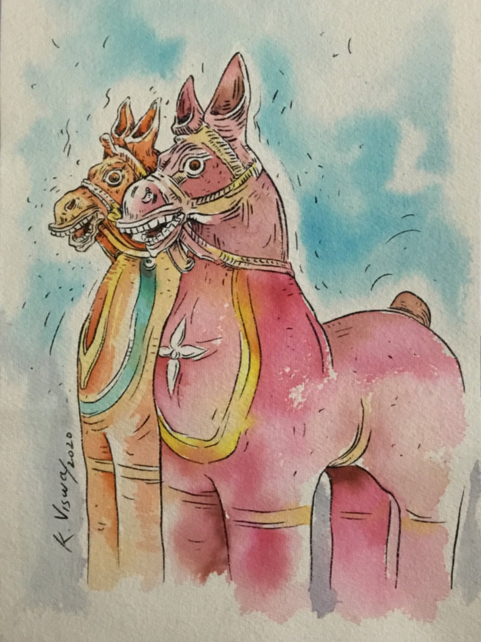 votive horses - 6