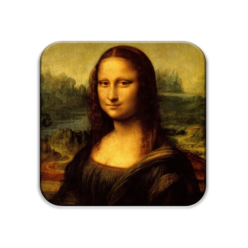 Mona lisa tea coaster