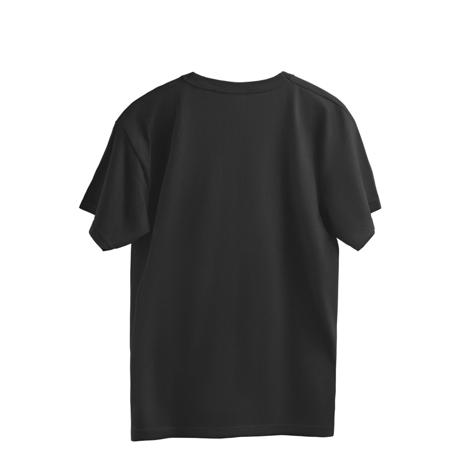black oversized tshirt back