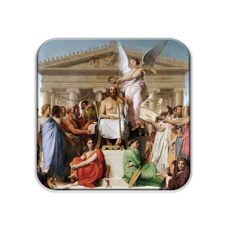 The Apotheosis of Homer Acrylic Coaster