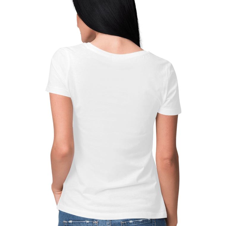 portrait in red women art tshirt